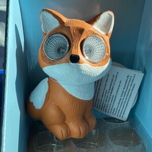 Cute Fox Solar Garden Light